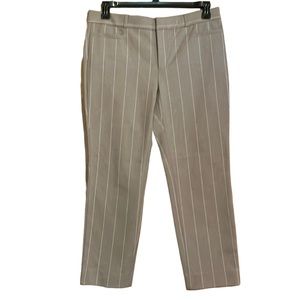 •BANANA REPUBLIC•NWT SLOAN TAUPE PIN STRIPE TROUSER IN SIZE 10S